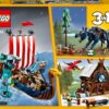 LEGO Creator - Corabia Vikingilor si Sarpele Midgard-ului 31132, 1192 piese