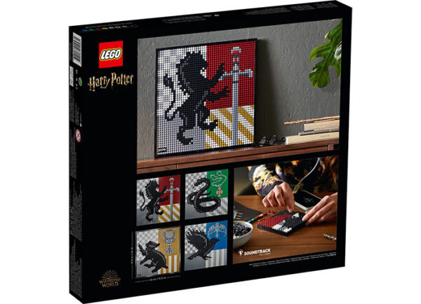 31201-LEGO-ART-2 LEGO Art - Stemele Caselor de la Hogwarts 31201, 4249 piese