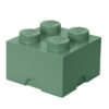 Cutii depozitare - Cutie depozitare LEGO 2X2 verde nisip 40031747, 0 piese