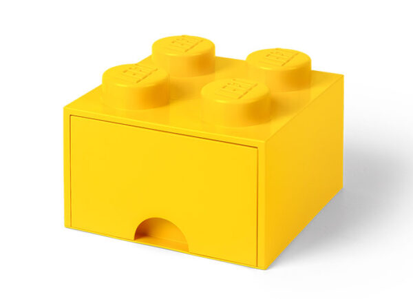 40051732 Cutii depozitare - Cutie depozitare LEGO 2x2 cu sertar, galben 40051732, 0 piese