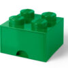 Cutii depozitare - Cutie depozitare LEGO 2x2 cu sertar, verde 40051734, 0 piese