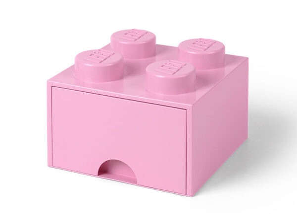 40051738 Cutii depozitare - Cutie depozitare LEGO 2x2 cu sertar, roz 40051738, 0 piese