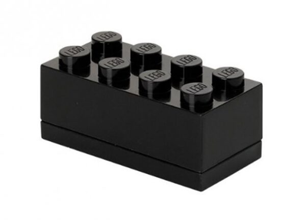 40121733 Cutii depozitare - Mini cutie depozitare LEGO 2x4 negru 40121733, 0 piese