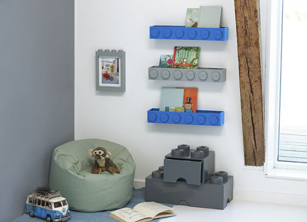 Decoratiuni si accesorii - Suport LEGO pentru carti - Gri 41121740, 6 piese