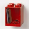 Decoratiuni si accesorii - Raft Caramida LEGO 2x2 - Rosu 41141730, 6 piese