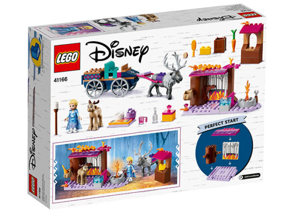 LEGO Disney - Aventura Elsei cu trasura (41166) 41166, 116 piese