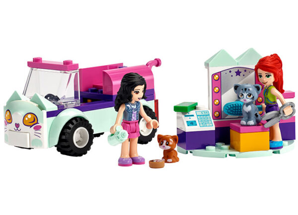 LEGO Friends - Masinuta de ingrijire a pisicilor 41439, 60 piese