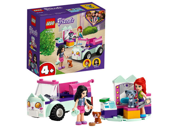 LEGO Friends - Masinuta de ingrijire a pisicilor 41439, 60 piese
