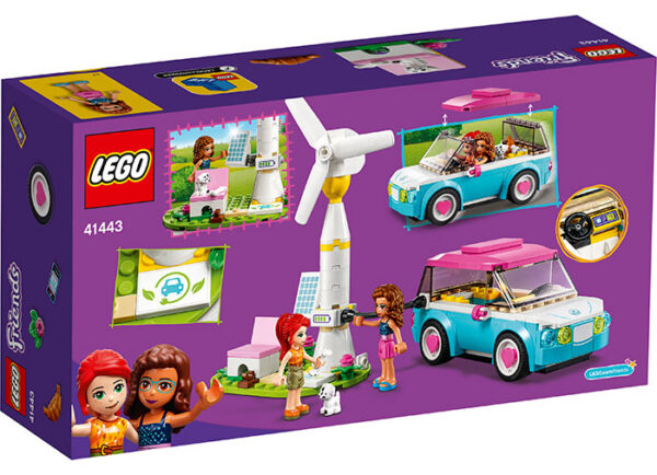 41443-LEGO-FRIENDS-2 LEGO Friends - Masina electrica a Oliviei 41443, 183 piese