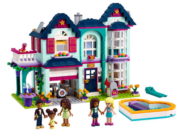 41449-LEGO-FRIENDS-1 LEGO Friends - Casa familiei Andreei 41449, 802 piese
