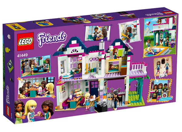 41449-LEGO-FRIENDS-2 LEGO Friends - Casa familiei Andreei 41449, 802 piese