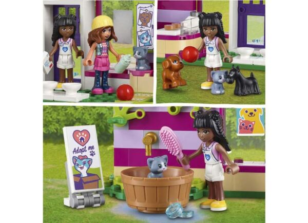 LEGO Friends - Cafeneaua de Adoptat Animale 41699, 292 piese
