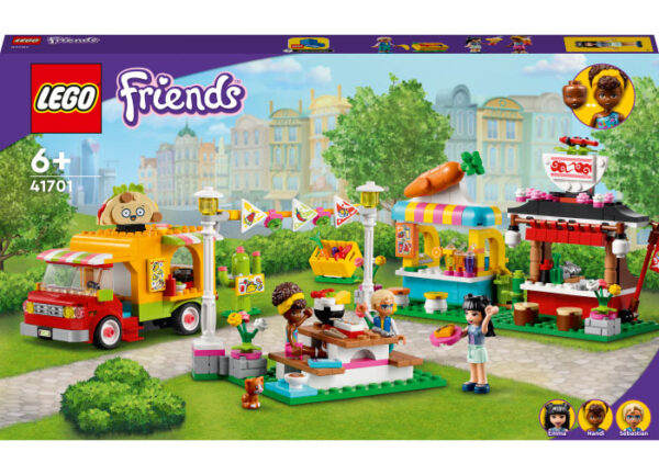 41701-lego-friends-1 LEGO Friends - Piata de Street Food 41701, 592 piese