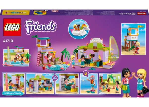 LEGO Friends - Distractie pe plaja surferilor 41710, 288 piese