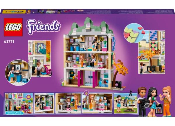 LEGO Friends - Scoala de Arta a Emmei 41711, 844 piese