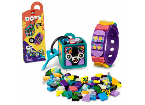 41945-lego-dots LEGO DOTS - Bratara si talisman - Tigru neon 41945, 188 piese