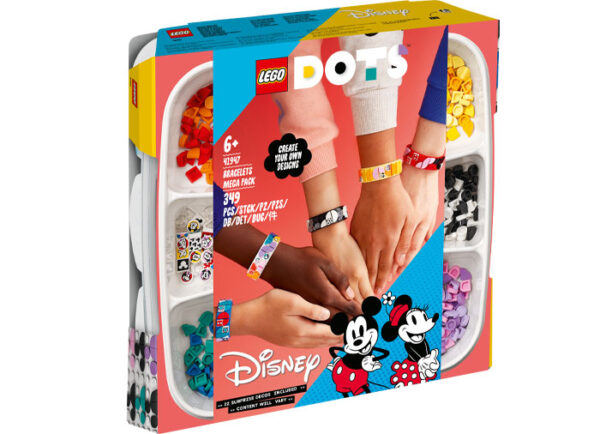 LEGO DOTS - Mega pachet cu Bratari Mickey si Friends 41947, 349 piese