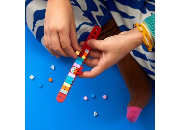 LEGO DOTS - Bratara curcubeu cu accesorii 41953, 37 piese