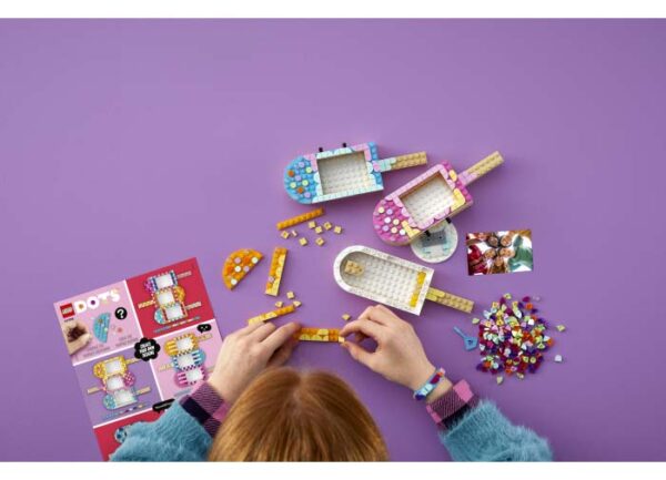 41956-lego-dots-3 LEGO DOTS - Rama inghetata si bratara 41956, 474 piese