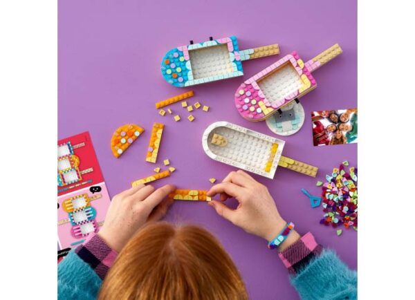 41956-lego-dots-4 LEGO DOTS - Rama inghetata si bratara 41956, 474 piese