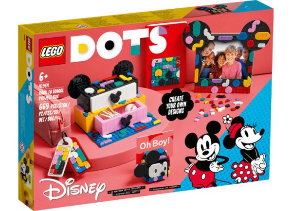 LEGO DOTS - Pachet Back to School Mickey Mouse si Minnie Mouse 41964, 669 piese