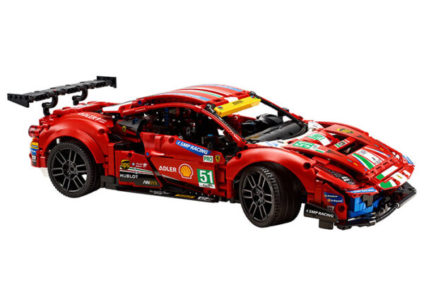 42125-LEGO-TECHNIC-1 LEGO Technic - Ferrari 488 GTE AF Corse #51 42125, 1677 piese