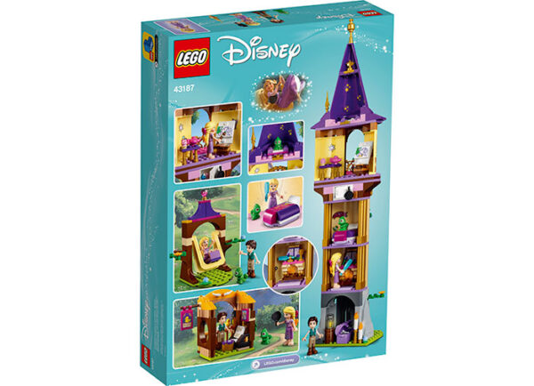 LEGO Disney - Turnul lui Rapunzel 43187, 369 piese