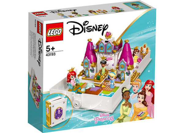 LEGO Disney - Aventurile lui Ariel, Belle, Cenusareasa si Tiana 43193, 130 piese
