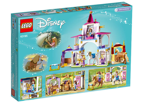 LEGO Disney - Grajdurile regale ale lui Belle si Rapunzel 43195, 239 piese