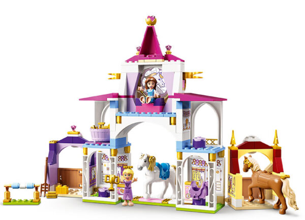 LEGO Disney - Grajdurile regale ale lui Belle si Rapunzel 43195, 239 piese