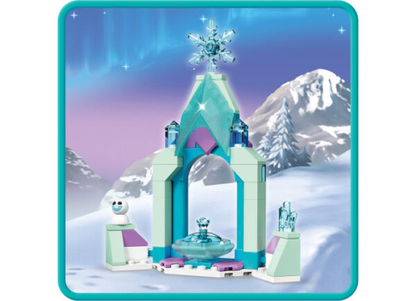 LEGO Disney - Curtea Castelului lui Elsa 43199, 53 piese