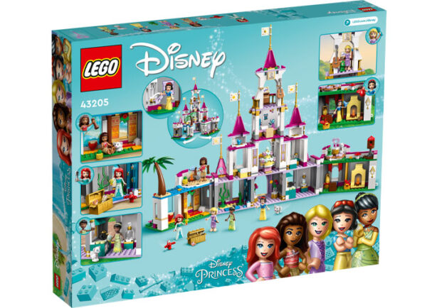 LEGO Disney - Castelul Aventurii Supreme 43205, 698 piese