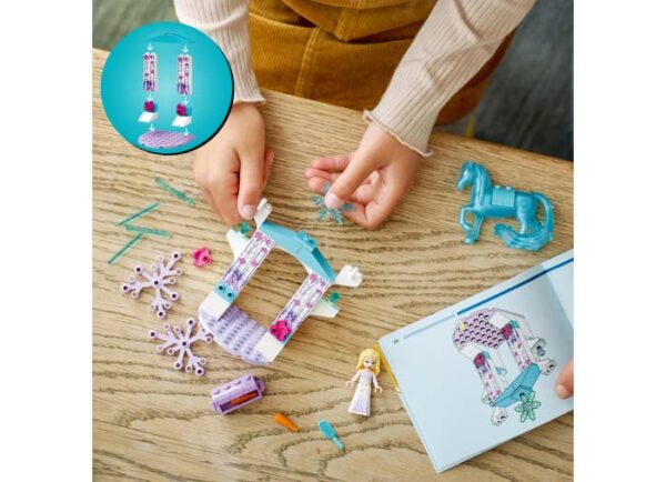 LEGO Disney - Grajdul de Gheata al lui Elsa si Nokk 43209, 53 piese