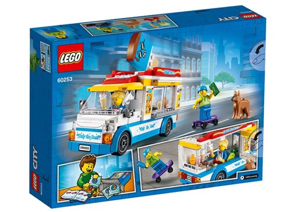 LEGO City - Furgoneta cu inghetata 60253, 200 piese