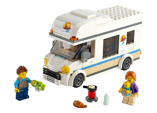 LEGO City - Rulota de vacanta 60283, 190 piese