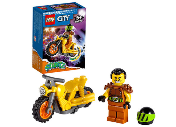 60297-city-lego LEGO City - Motocicleta de cascadorii cu impact 60297, 12 piese