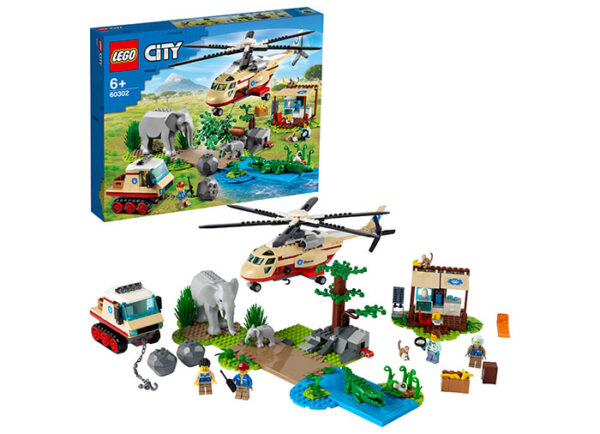 60302-city-lego LEGO City - Operatiunea de salvare a animalelor 60302, 525 piese