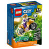 LEGO City - Motocicleta de cascadorii Selfie 60309, 14 piese