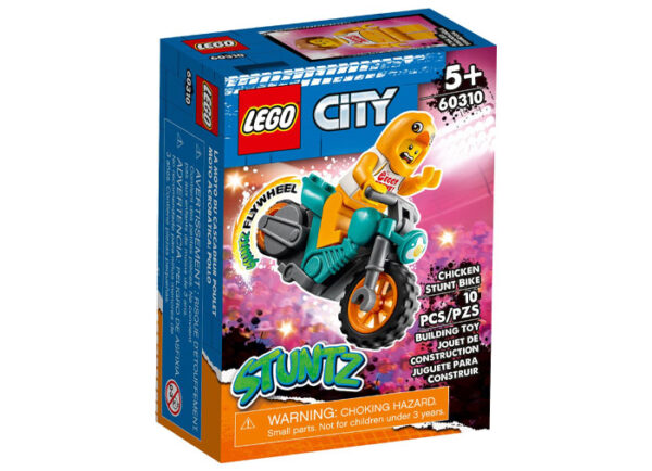 60310-lego-city LEGO City - Motocicleta de cascadorii Gaina 60310, 10 piese