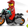 LEGO City - Motocicleta de cascadorii Flacara 60311, 11 piese