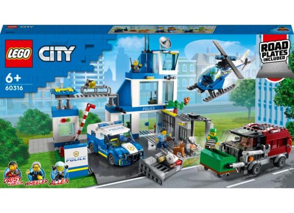 LEGO City - Sectia de politie 60316, 668 piese