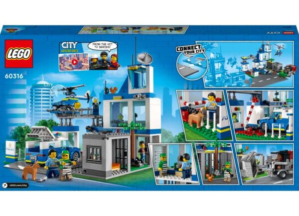 LEGO City - Sectia de politie 60316, 668 piese