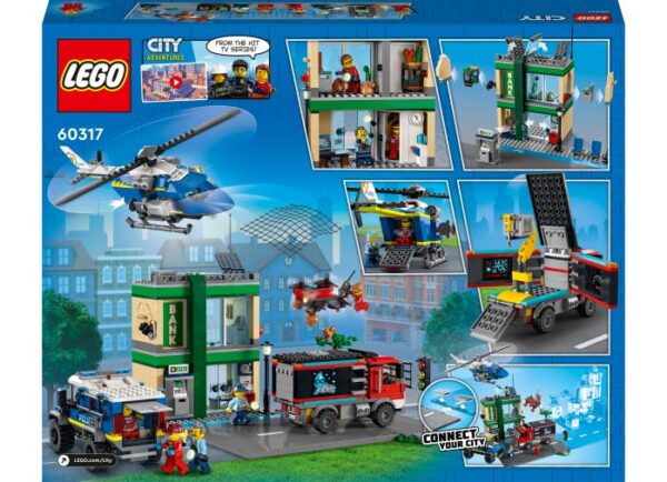 LEGO City - Urmarirea cu politia de la banca 60317, 915 piese