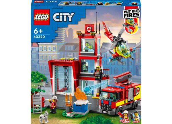 60320-lego-city-1 LEGO City - Statia de pompieri 60320, 540 piese