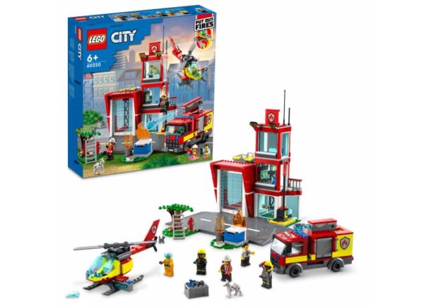 60320-lego-city LEGO City - Statia de pompieri 60320, 540 piese