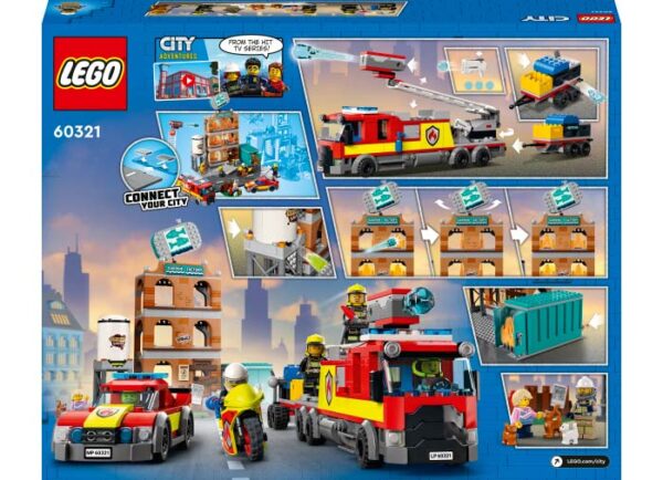 60321-lego-city-2 LEGO City - Brigada de pompieri 60321, 766 piese
