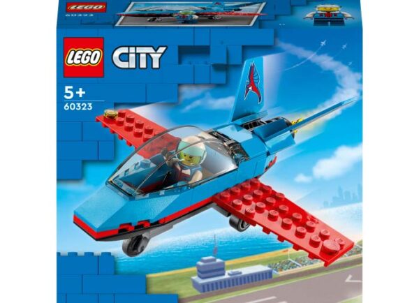 LEGO City - Avion de cascadorii 60323, 59 piese