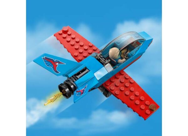 LEGO City - Avion de cascadorii 60323, 59 piese