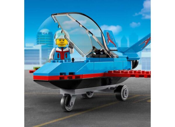LEGO City - Avion de cascadorii 60323, 59 piese