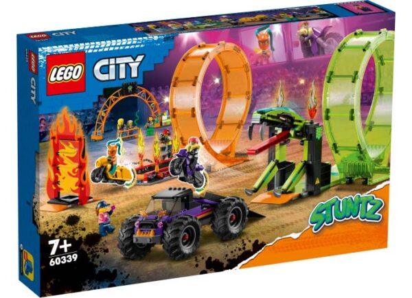 60339-lego-city-1 LEGO City - Arena cu bucla dubla 60339, 598 piese